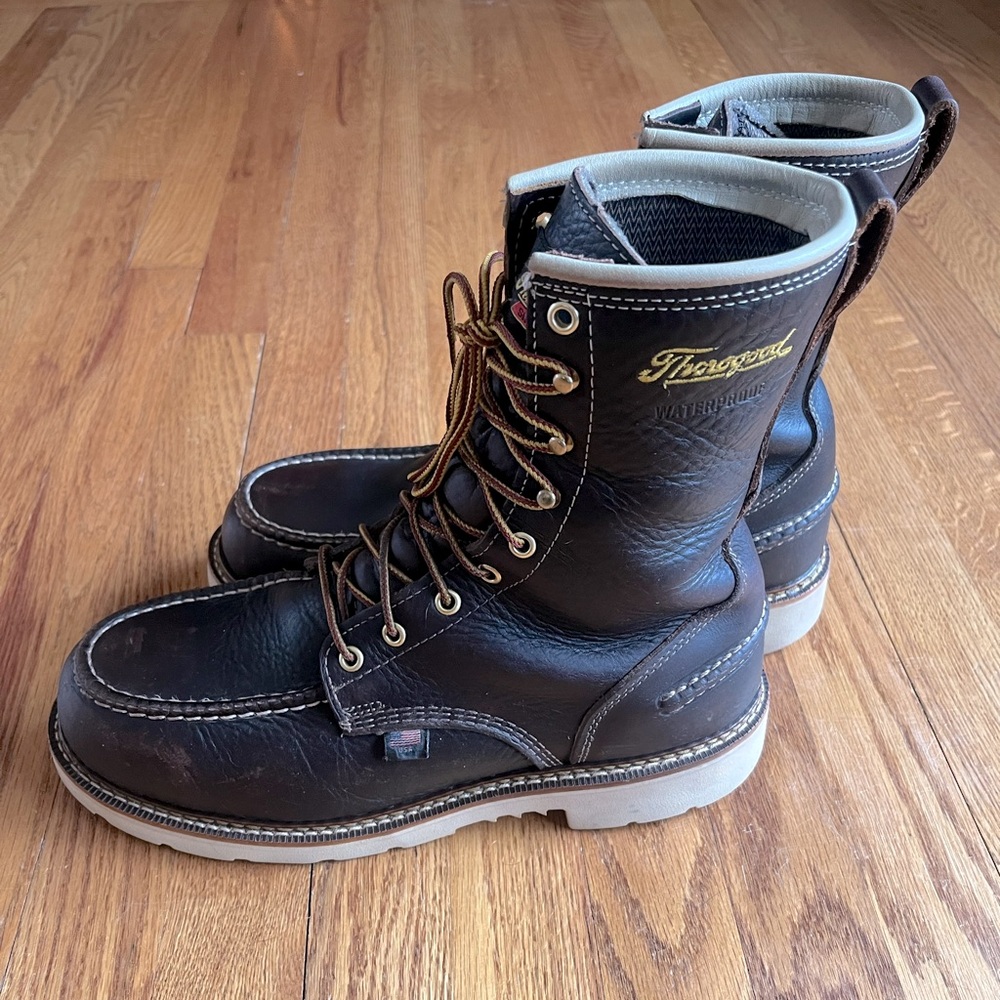 Thorogood 8” steel toe work boot (Waterproof)